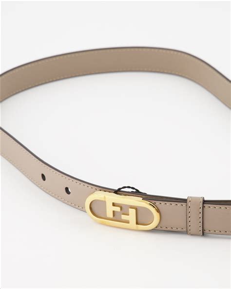 ceinture fendi femme|Ceinture en cuir gris tourterelle .